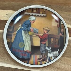 Norman Rockwell Plate - Mother's Day 1986 - 9659A